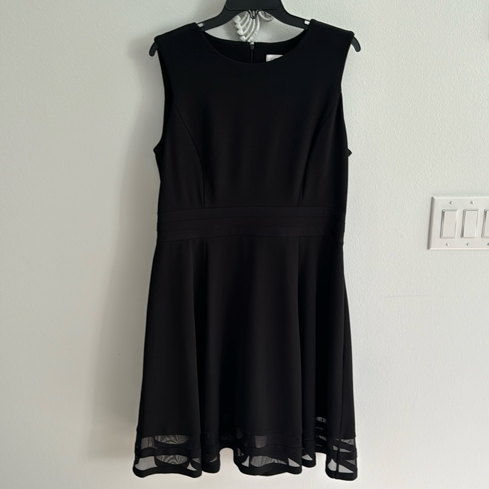 NWT Calvin Klein black sleeveless dress